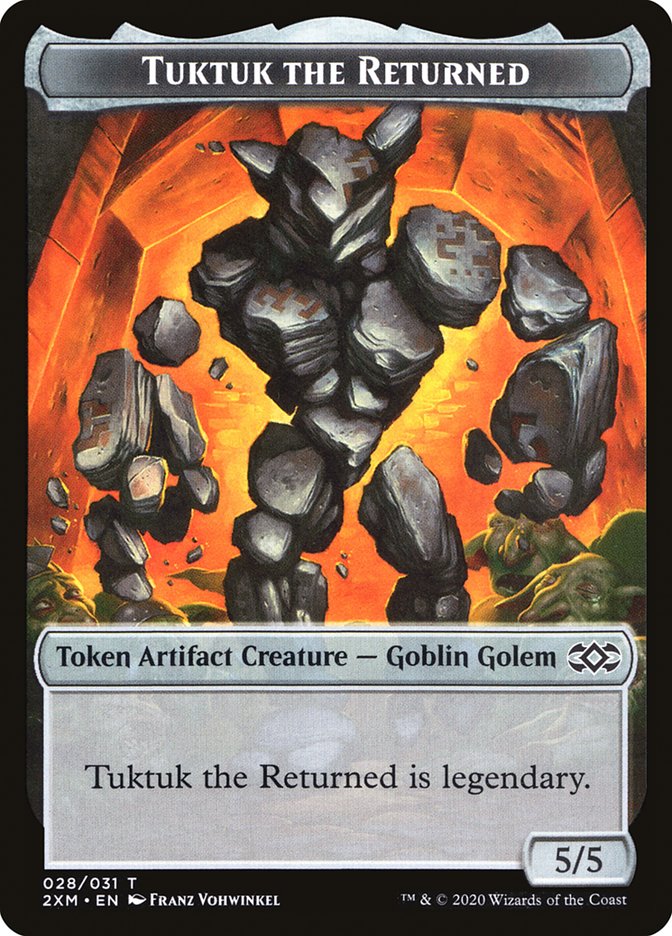 Eldrazi Spawn // Tuktuk the Returned Double-Sided Token [Double Masters Tokens] | Silver Goblin