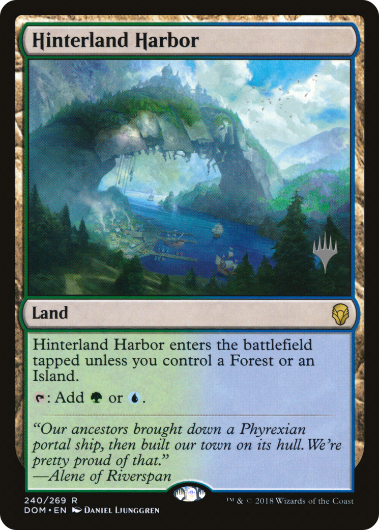 Hinterland Harbor (Promo Pack) [Dominaria Promos] | Silver Goblin