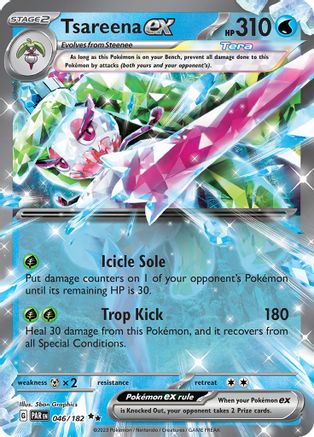 Tsareena ex (046/182) [Scarlet & Violet: Paradox Rift] | Silver Goblin