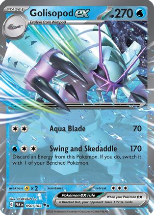 Golisopod ex (50) Holofoil - Paradox Rift
