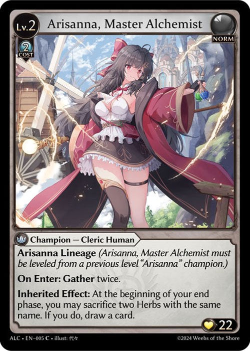Arisanna, Master Alchemist (005) [Alchemical Revolution] Foil
