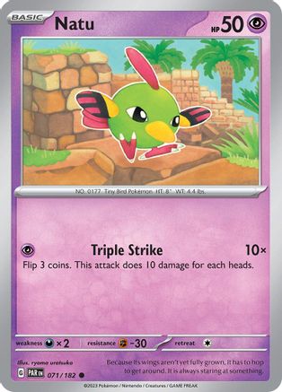 Natu (071/182) [Scarlet & Violet: Paradox Rift] | Silver Goblin