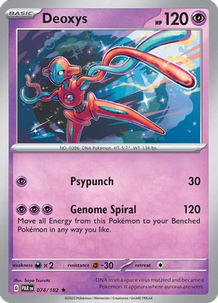 Deoxys (074/182) [Scarlet & Violet: Paradox Rift] | Silver Goblin