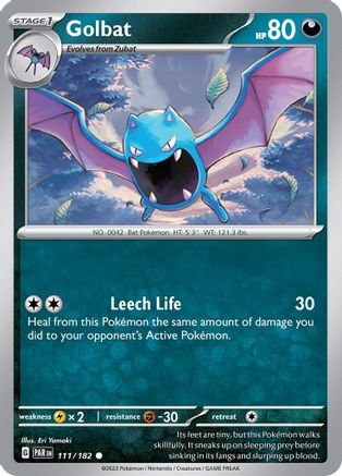 Golbat (111/182) [Scarlet & Violet: Paradox Rift] | Silver Goblin