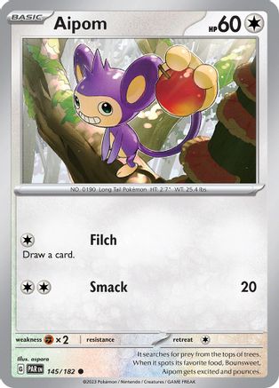 Aipom (145/182) [Scarlet & Violet: Paradox Rift] | Silver Goblin