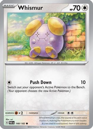 Whismur (148/182) [Scarlet & Violet: Paradox Rift] | Silver Goblin