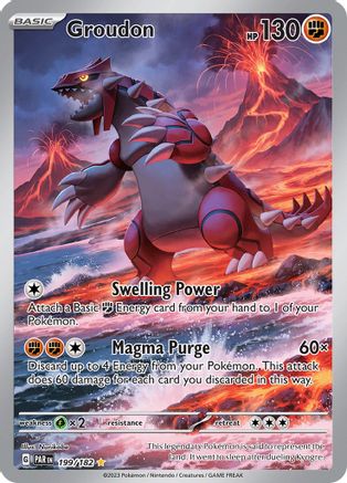 Groudon (199) Holofoil - Paradox Rift