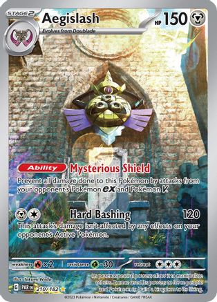 Aegislash - 210/182 (210) Holofoil - SV04 Paradox Rift