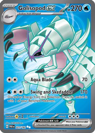 Golisopod ex (221/182) [Scarlet & Violet: Paradox Rift] | Silver Goblin