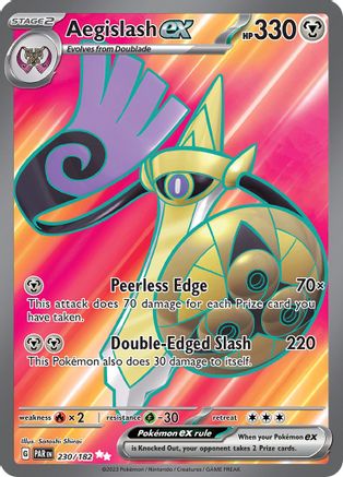Aegislash ex - 230/182 (230) Holofoil - SV04 Paradox Rift