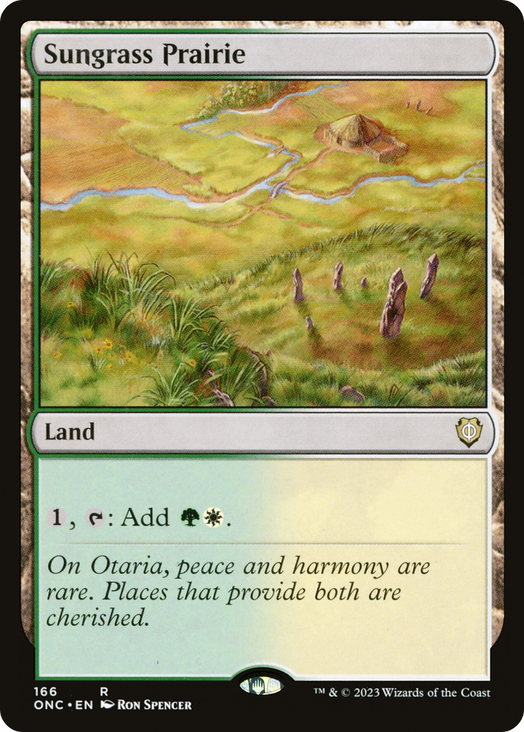 Sungrass Prairie [Phyrexia: All Will Be One Commander] | Silver Goblin