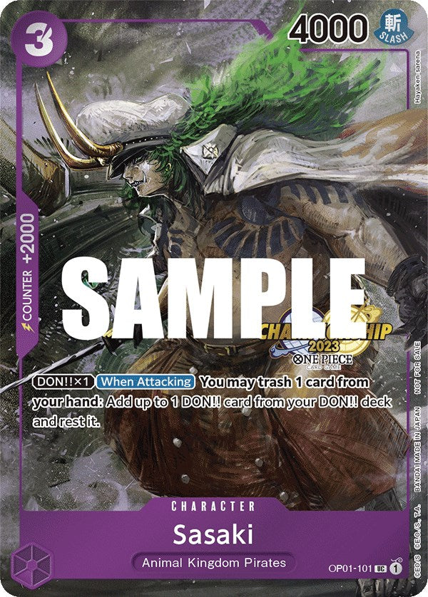 Sasaki (CS 2023 Event Pack) [One Piece Promotion Cards] | Silver Goblin