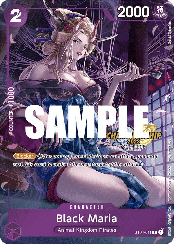 Black Maria (CS 2023 Celebration Pack) [One Piece Promotion Cards] | Silver Goblin