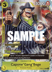 Capone"Gang"Bege (CS 2023 Top Players Pack) [One Piece Promotion Cards] | Silver Goblin