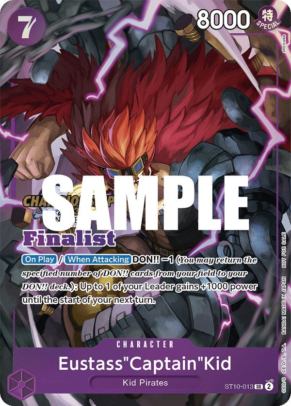 Eustass"Captain"Kid (CS 2023 Top Players Pack) [Finalist] [One Piece Promotion Cards] | Silver Goblin