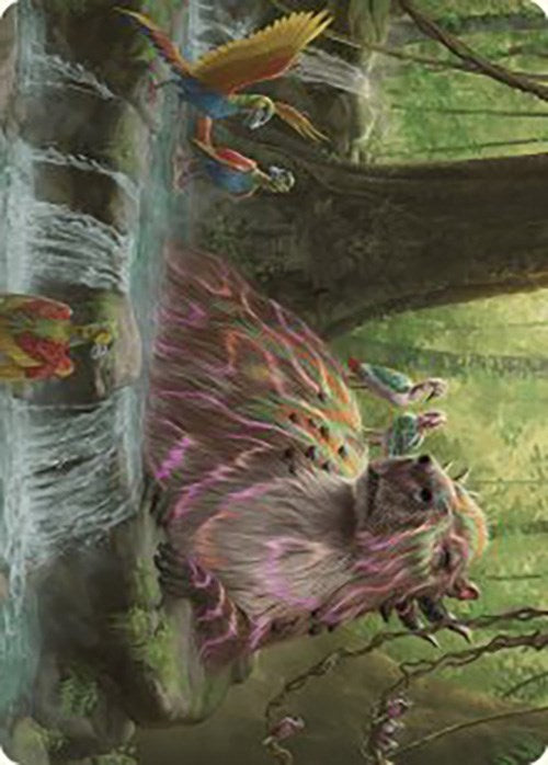 Basking Capybara Art Card [The Lost Caverns of Ixalan Art Series] | Silver Goblin