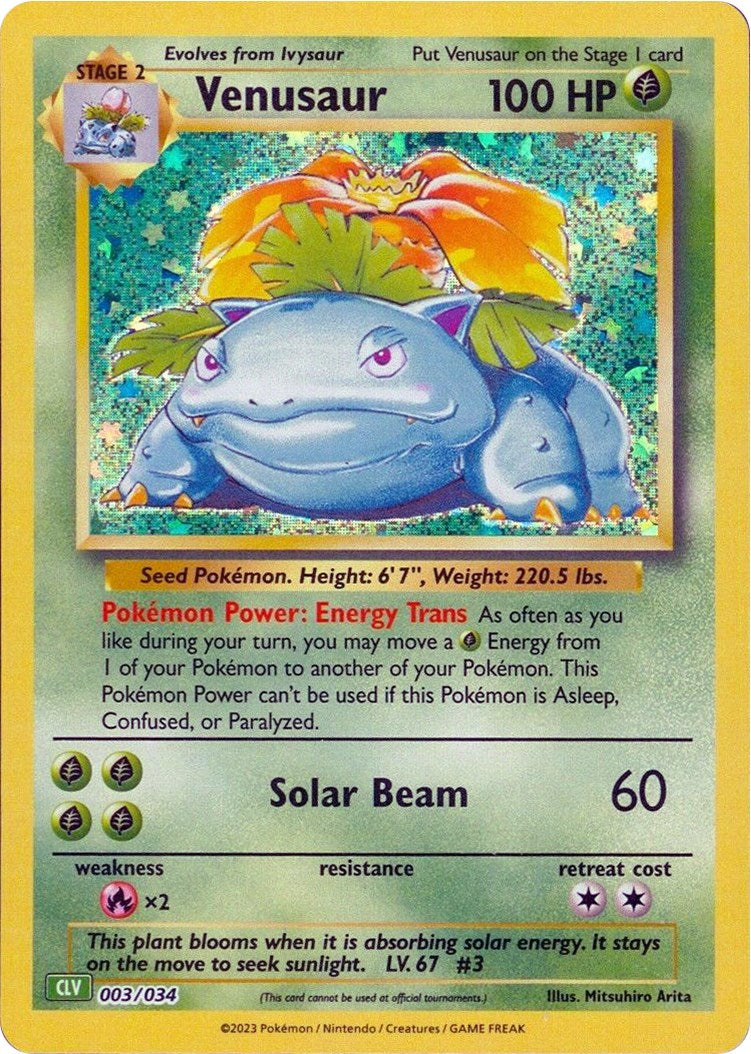 Venusaur [Trading Card Game Classic] | Silver Goblin