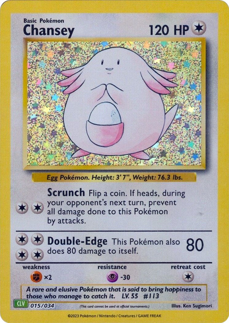 Chansey [Trading Card Game Classic] | Silver Goblin