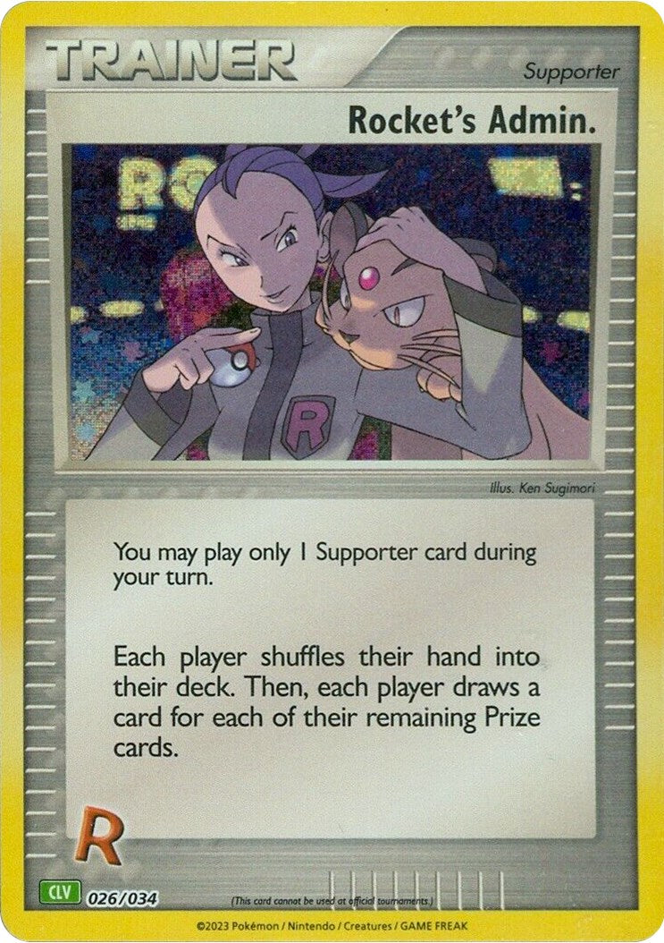 Rocket's Admin. (CLV) [Trading Card Game Classic] | Silver Goblin