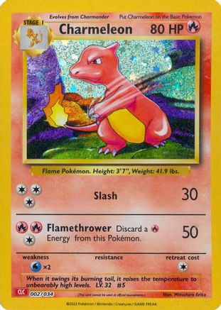Charmeleon (2) Holofoil - Trading Card Game Classic