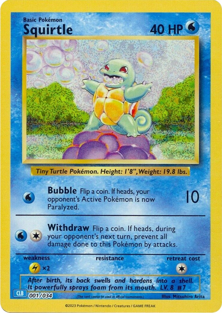 Squirtle [Trading Card Game Classic] | Silver Goblin