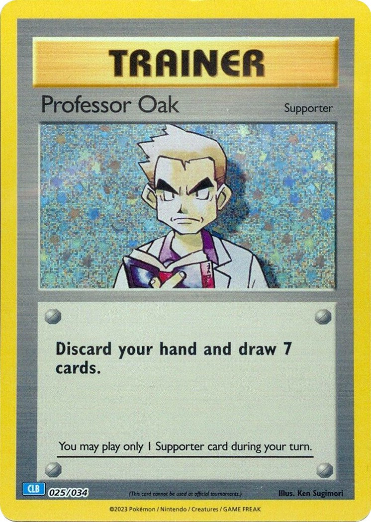 Professor Oak (CLB) [Trading Card Game Classic] | Silver Goblin