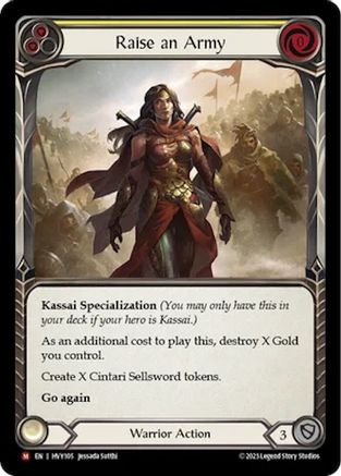 Raise an Army (HVY105) Rainbow Foil - Heavy Hitters