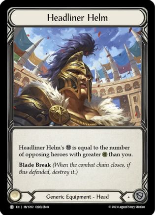 Headliner Helm (HVY202)  - Heavy Hitters