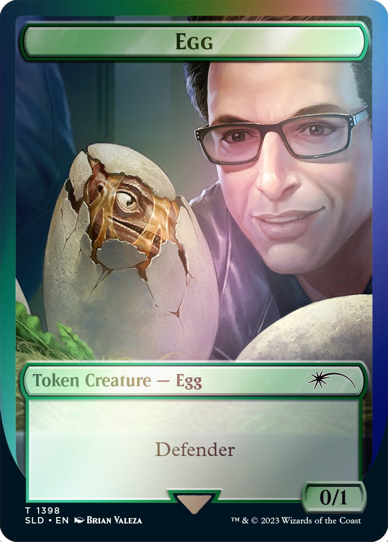 Egg Token (Rainbow Foil) [Secret Lair Drop Series] | Silver Goblin