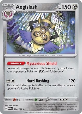 Aegislash - 134/182 (Non-Holo) (134) - Deck Exclusives