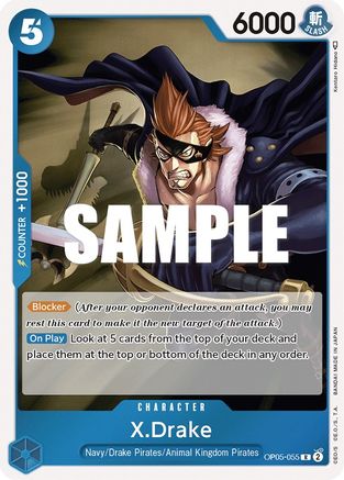 X.Drake (OP05-055) Foil