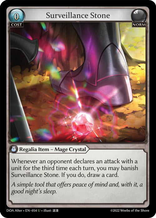 Surveillance Stone (054) [Dawn of Ashes: Alter Edition] Foil