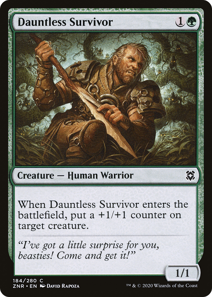 Dauntless Survivor [Zendikar Rising] | Silver Goblin