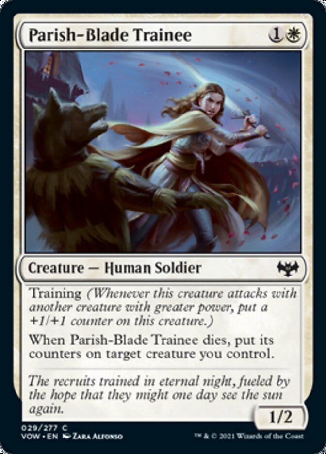 Parish-Blade Trainee [Innistrad: Crimson Vow] | Silver Goblin