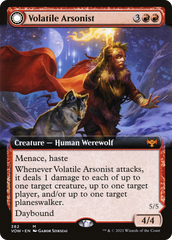 Volatile Arsonist // Dire-Strain Anarchist (Extended Art) [Innistrad: Crimson Vow] | Silver Goblin