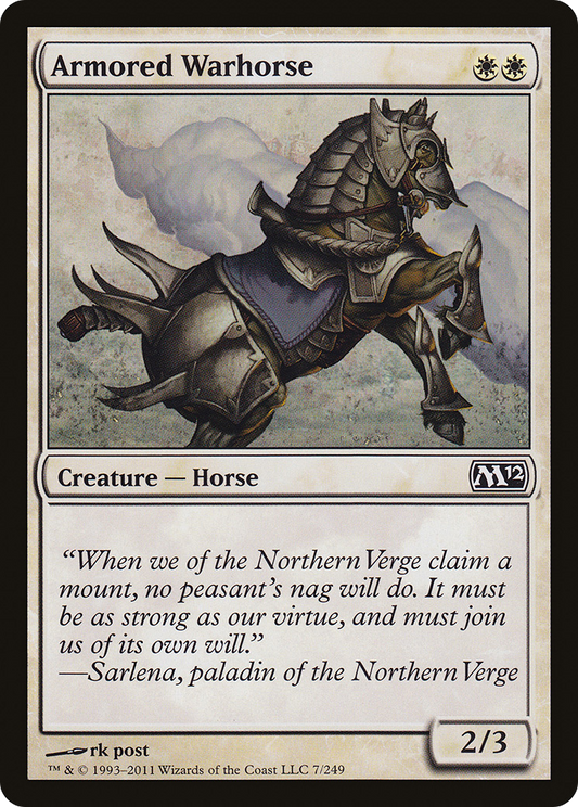 Armored Warhorse [Magic 2012] Foil