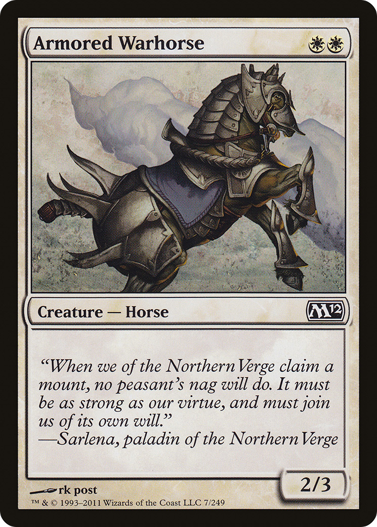 Armored Warhorse [Magic 2012] | Silver Goblin