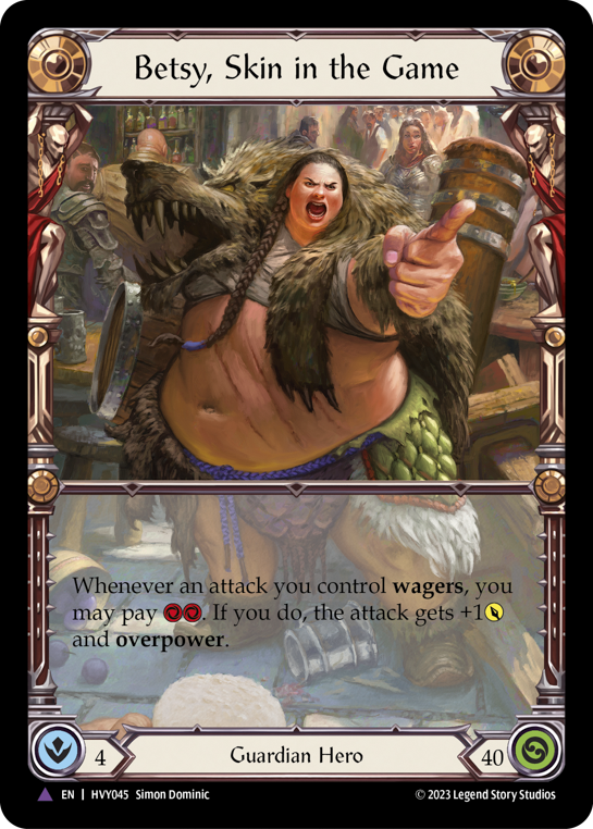 Betsy, Skin in the Game (Marvel) (HVY045) Cold Foil - Heavy Hitters