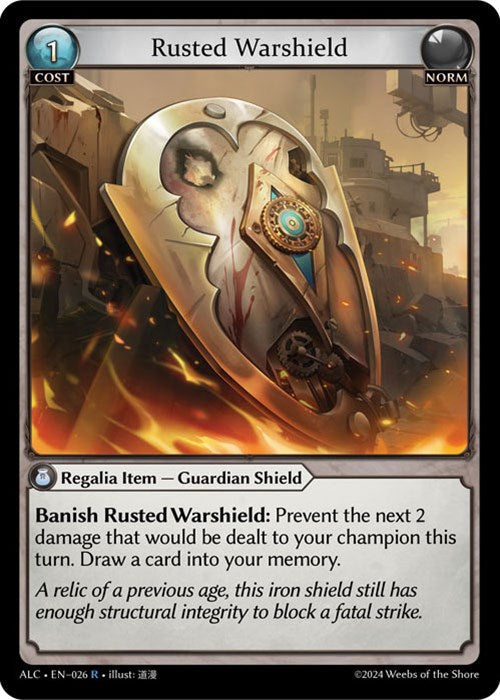 Rusted Warshield (26) [Alchemical Revolution] Foil
