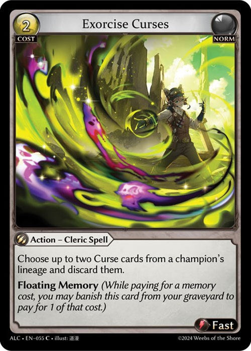 Exorcise Curses (55) [Alchemical Revolution] Foil