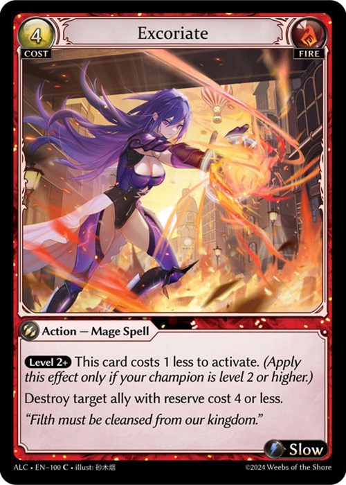 Excoriate (100) [Alchemical Revolution] Foil