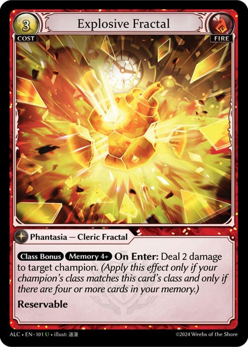 Explosive Fractal (101) [Alchemical Revolution] Foil