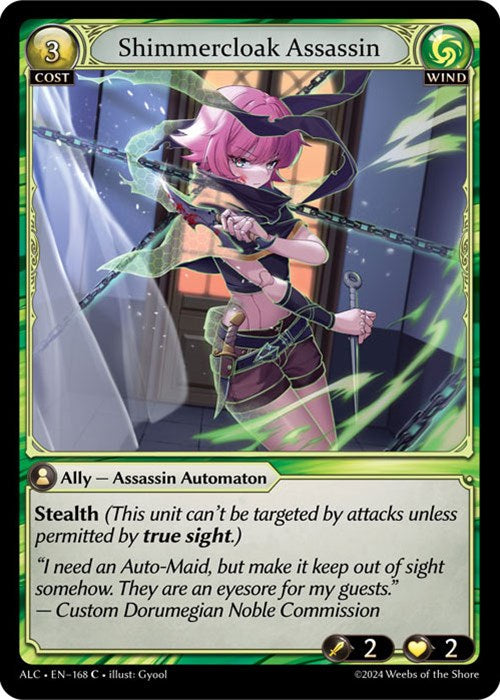 Shimmercloak Assassin (168) [Alchemical Revolution] Foil