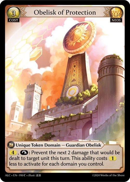 Obelisk of Protection (198) [Alchemical Revolution] Foil