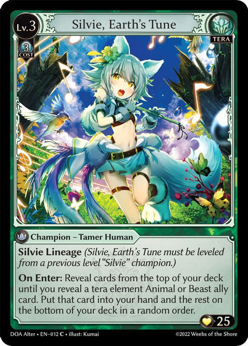 Silvie, Earth's Tune (012) [Dawn of Ashes: Alter Edition] Foil