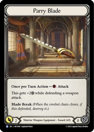 Parry Blade (HVY096) Cold Foil - Heavy Hitters