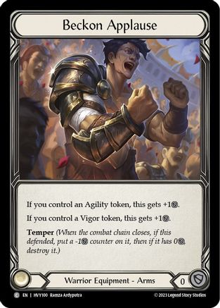 Beckon Applause (HVY100) Cold Foil - Heavy Hitters
