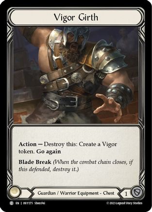 Vigor Girth (HVY175) Cold Foil - Heavy Hitters