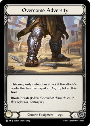 Overcome Adversity (HVY201) Cold Foil - Heavy Hitters