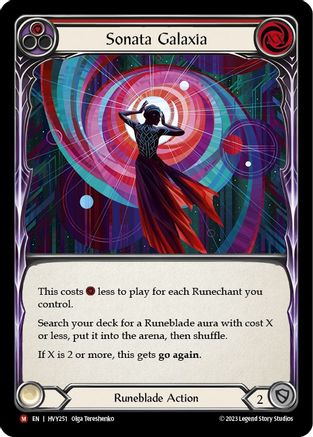Sonata Galaxia (HVY251) Rainbow Foil - Heavy Hitters
